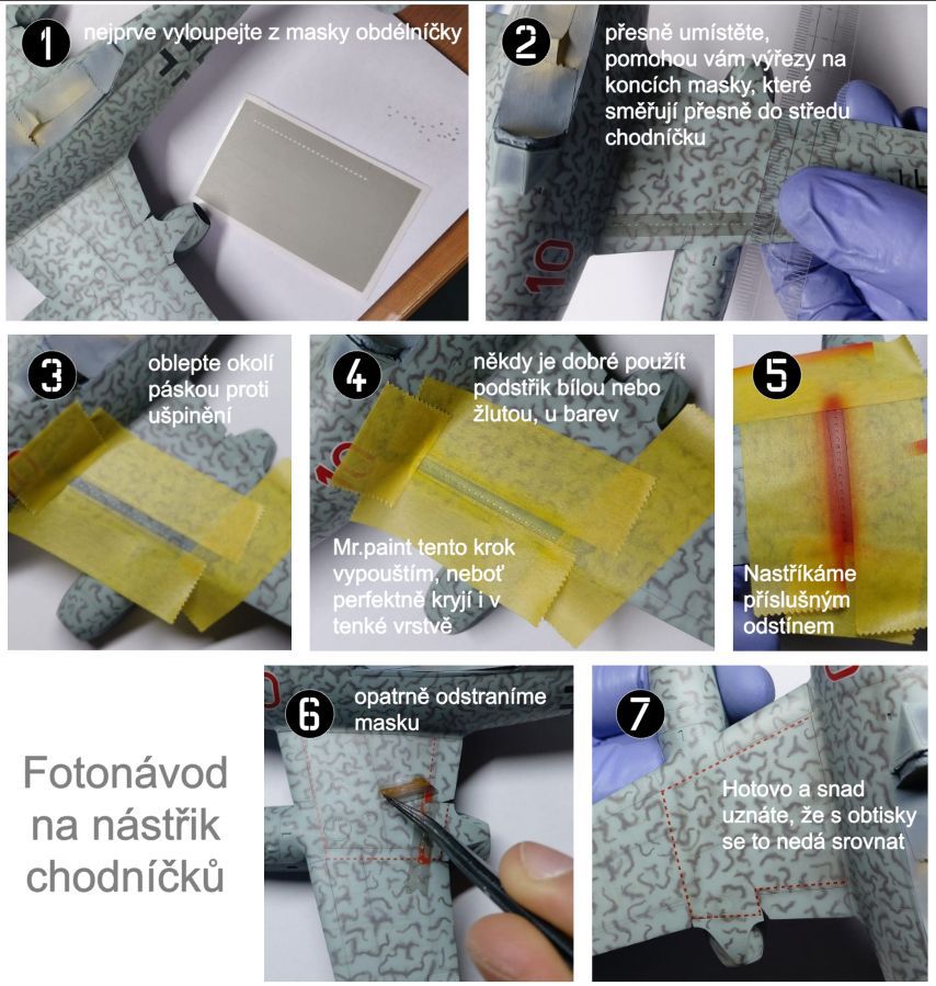 80027 1/32 Walkways Bf 109 5 x 75 mm (Oramask)