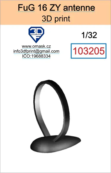 103205 1/32 Fug 16ZY antenne (3D print)