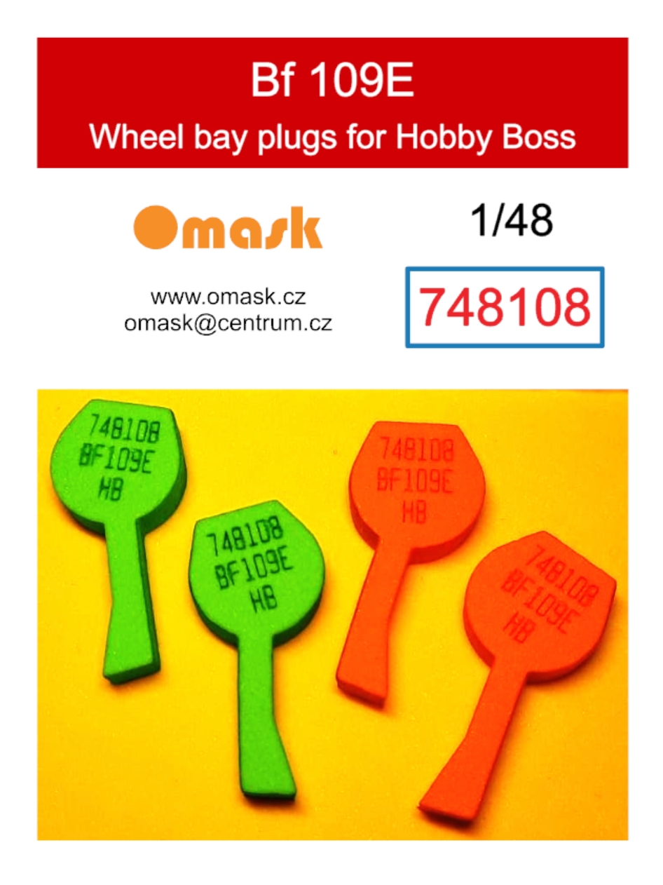 748108 1/48 Bf 109E wheel bay plugs (for Hobby Boss)