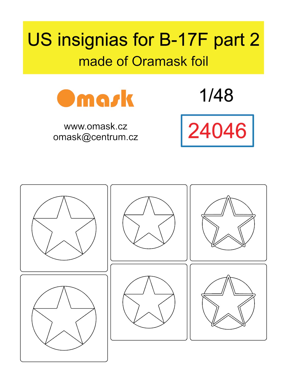 24046 1/48 B-17F US insignias part 2