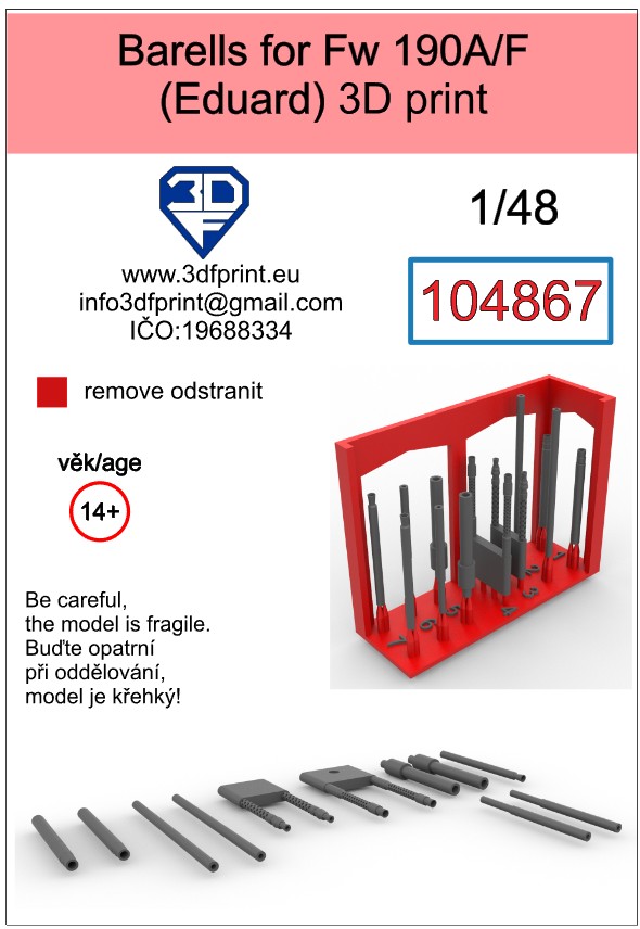104867 1/48 Barrels for Fw 190