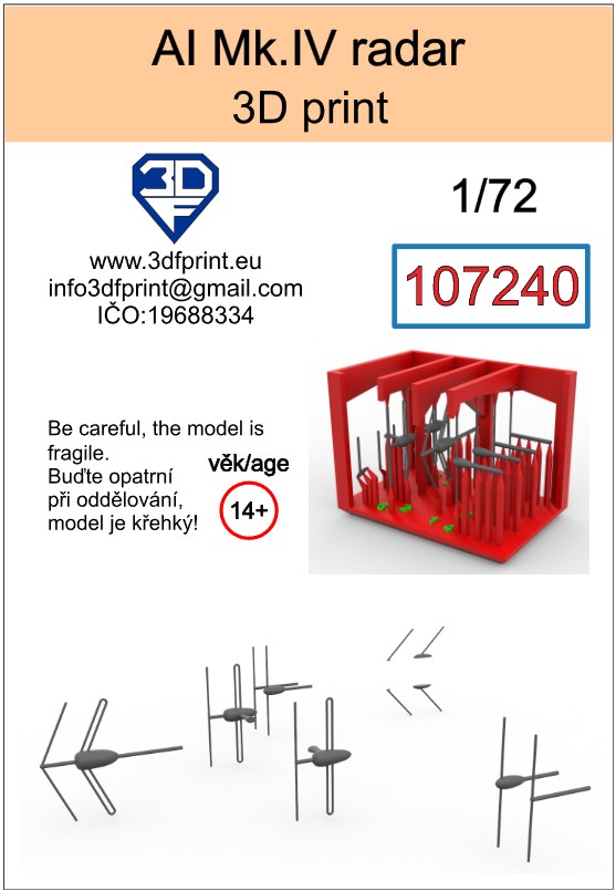 107240 1/72 AI Mk.IV radar
