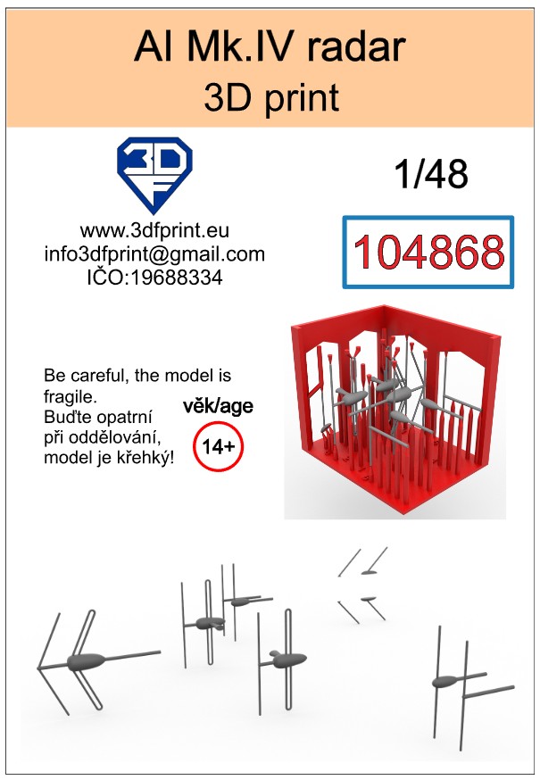 104868 1/48 AI Mk. IV radar