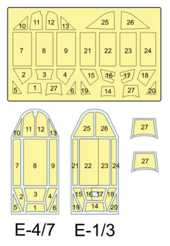 57008 1/72 Bf 109 E-1/3 a E-4/7 (AZ)