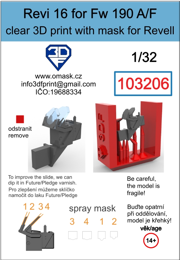 103206 1/32 Revi 16 for Fw 190A/F (Revell)