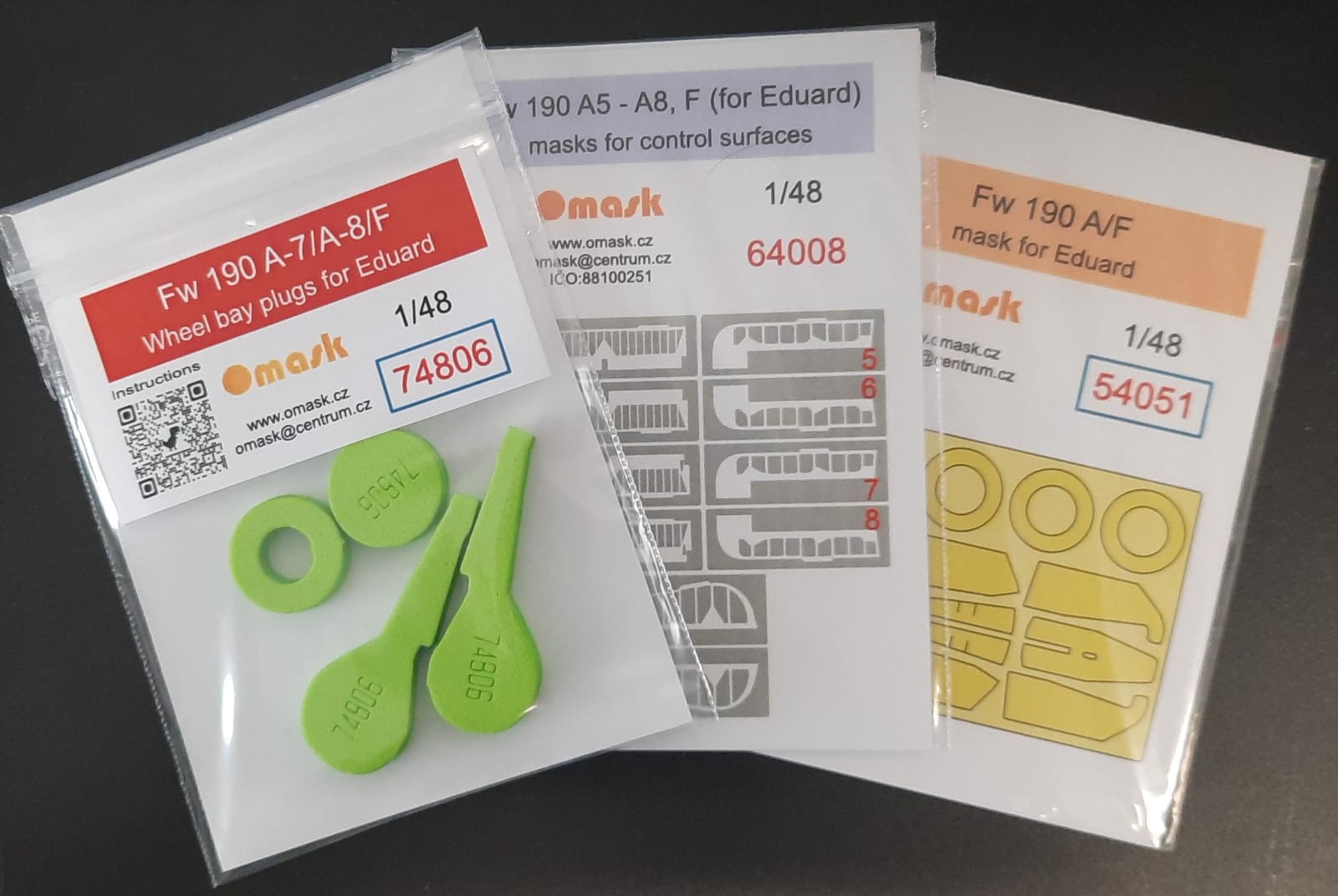 X4805 1/48 Fw 190A-7/8/F O-max set (for Eduard)