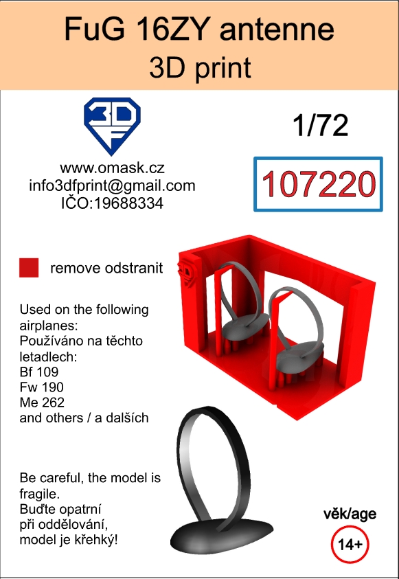 107220 1/72 FuG YZ antenne