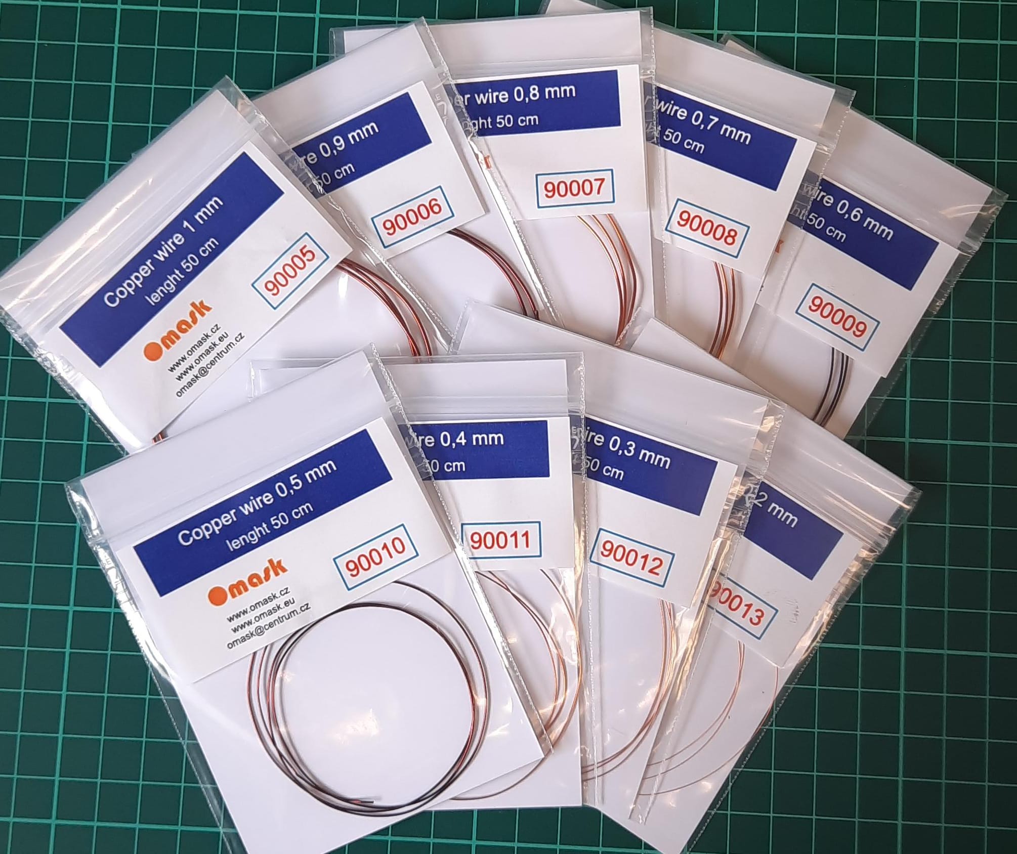 90012 Copper wire 0,3 mm (lenght 50 cm)