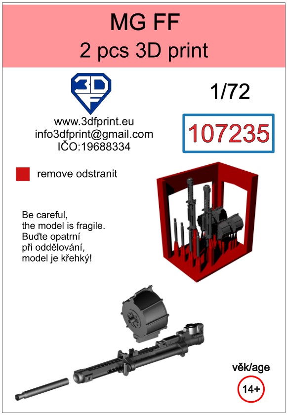 107235 1/72 MG-FF (2pcs)