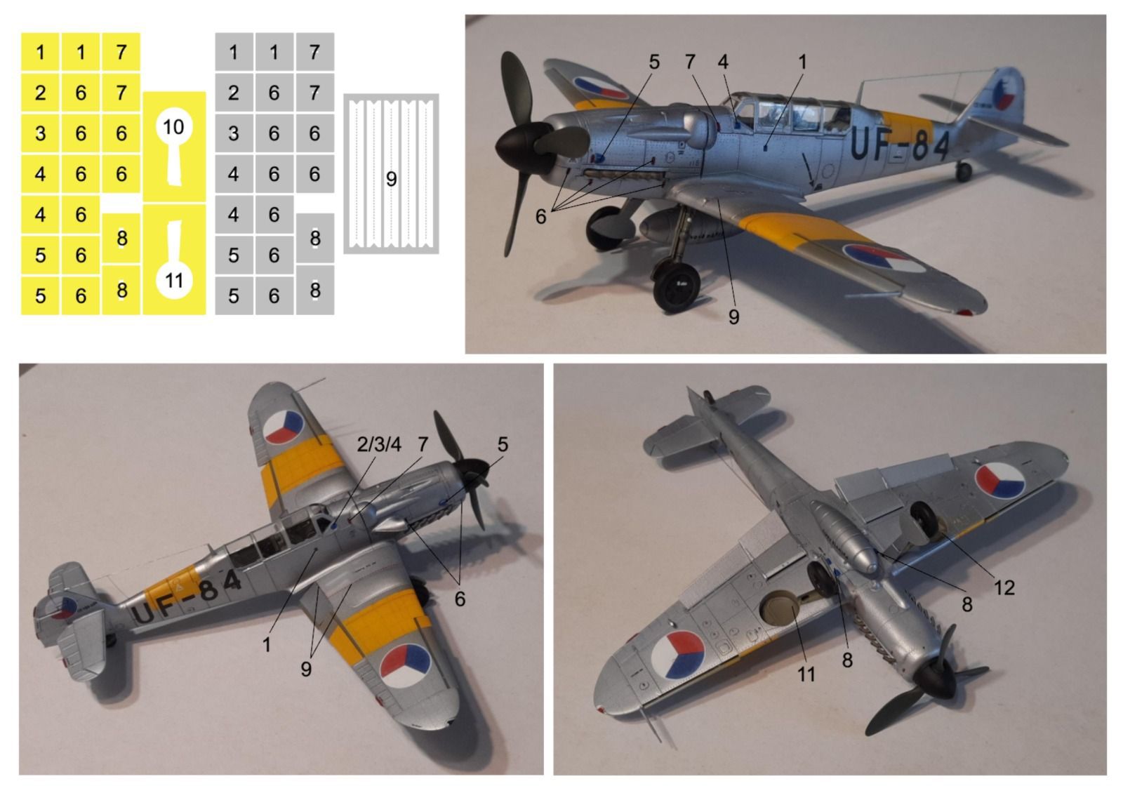 80033 1/72 Avia S-199/CS-199 mask