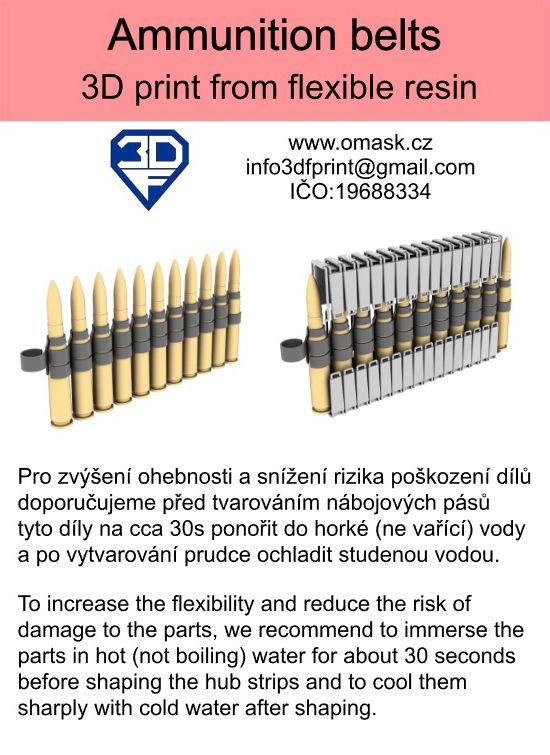 104861 1/48 Ammunition belt .50cal