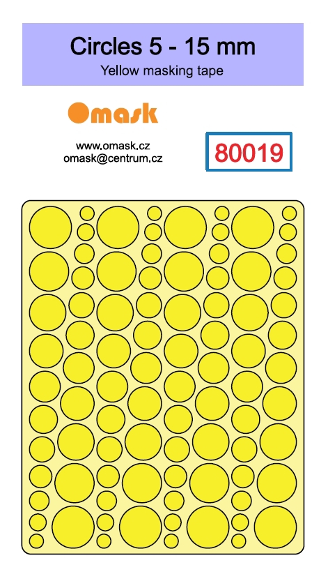 X8003 Circles set - yellow mask