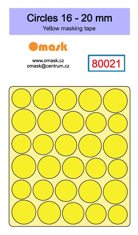 X8003 Circles set - yellow mask