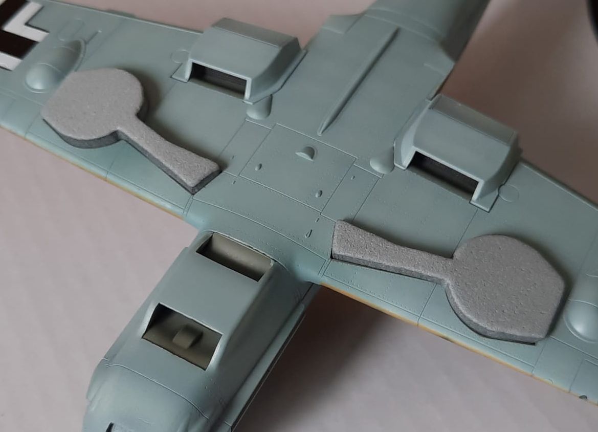 74803 1/48 Bf 109 E wheel bay plugs (for Eduard)