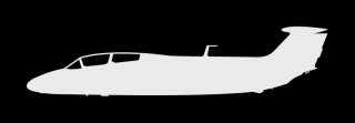 sticker L-29 Delfín (15cm white)