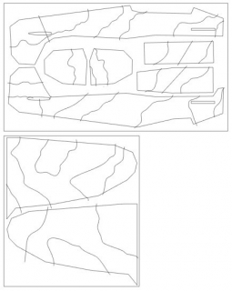 44006 1/48 Spitfire Mk.I camouflage surfaces camo C (for Eduard 11143) 