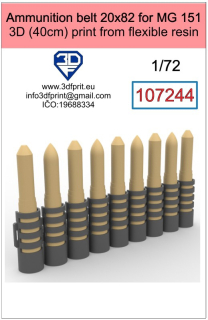 107244 1/72 Amunition belt 20x82 for MG 151