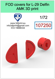 107250 1/72 FOD covers for L-29 Delfin (AMK)