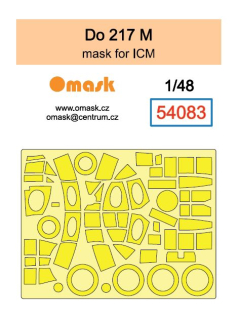 54083 1/48 Do 217 M mask (for ICM)