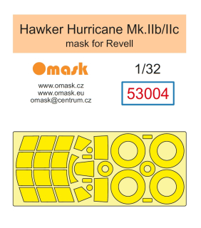 53004 1/32 Hawker Hurricane Mk.IIb/IIc masks (for Revell)