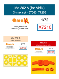 X7210 1/72 Me 262 A O-max set (for Airfix)