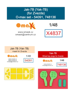 X4837 1/48 Jak-7B (Yak-7B) O-max set (for Zvezda)