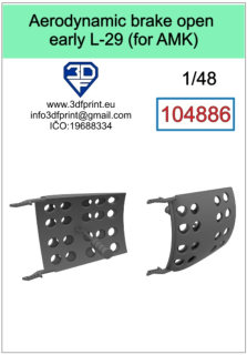 104886 1/48 aerodynamic brake open early L-29 (AMK)