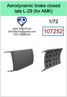 107252 1/72 aerodynamic brake closed late L-29 (AMK)