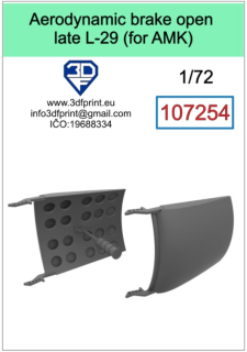 107254 1/72 aerodynamic brake open late L-29 (AMK)