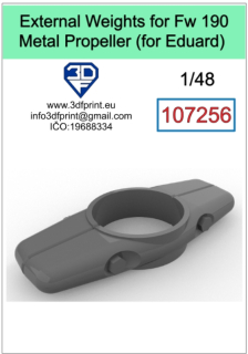 107256 1/72 External Weights for Fw 190 Metal Propeller