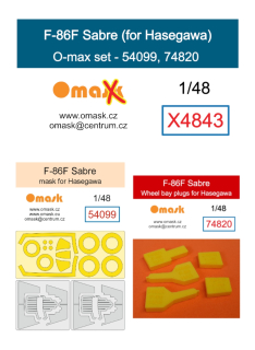 X4843 1/48 F-86F Sabre O-max set (for Hasegawa)