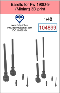 104899 1/48 Barrels for Fw 190D-9 (Miniart)