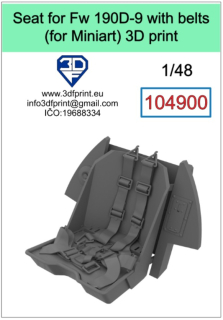 104900 1/48 Seat for Fw 190D-9 (Miniart)