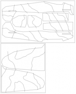 47007 1/72 Spitfire Mk.I camouflage surfaces (podle camo D Eduard 11143) 
