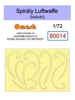 80014 1/72 Spirals Luftwaffe (yellow masking tape)