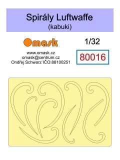 80016 1/32 Spirals Luftwaffe (yellow masking tape)