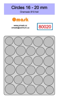 80020 Circles 16 - 20 mm (Oramask)