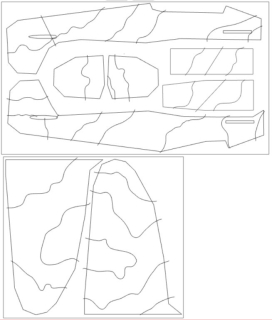 44001 1/48 Spitfire Mk.I camouflage surfaces camo A (for Eduard 11143) 