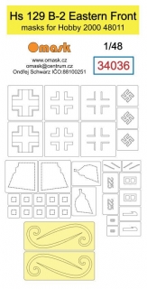 34036 1/48 Hs 129 B-2 Eastern Front (for Hobby 2000 48011)