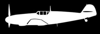 sticker Bf 109 F (15cm white)