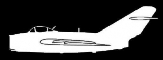 sticker Mig-15 bis (15cm white)
