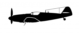 sticker Avia S-199 - 2 (15cm black)