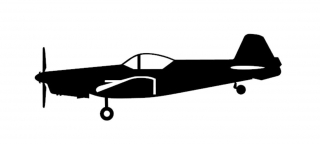 sticker Zlín Z-526 (15cm black)