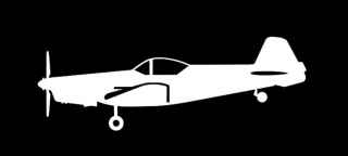 sticker Zlín Z-526 (15cm white)