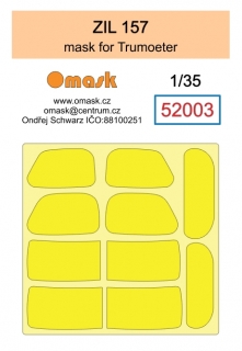 52003 1/35 ZIL 157 mask (for Trumpeter)