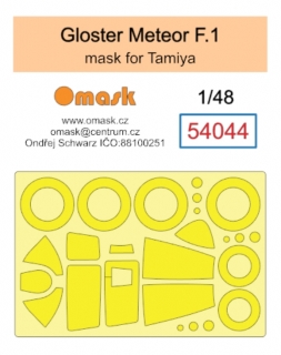 54044 1/48 Gloster Meteor F.1 mask (for Tamiya)
