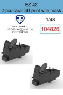 104826 1/48  EZ 42 clear 3D print (2 pcs)