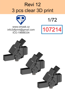 107214 1/72 Revi 12 clear 3D print (3 pcs)
