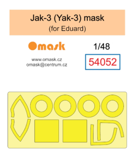 54052 1/48 Jak-3 (Yak-3) mask (for Eduard)