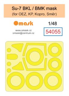54055 1/48 Su-7 BKL / BMK mask (for OEZ, KP, Kopro, Směr)